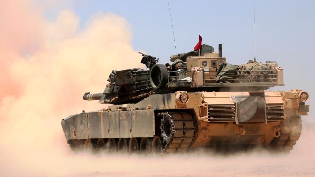 Abrams tank in War