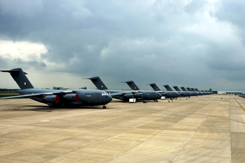 C-17 Deploy on Indian Air Force Station