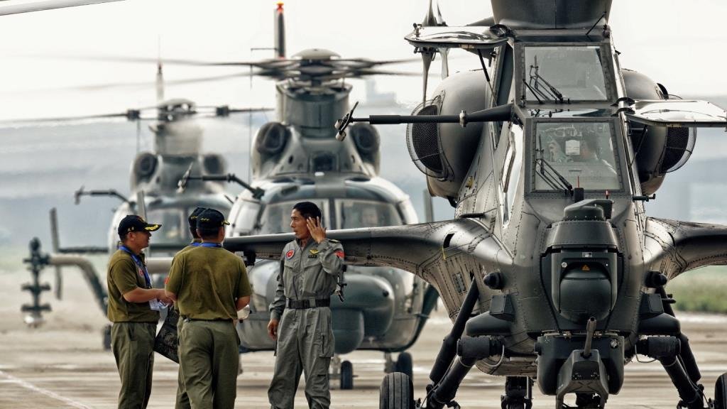 Three Z-10 Attack Helicopter